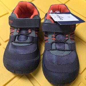 Size 12 - Oshkosh - Shoes Matias - black, blue & red - NWT